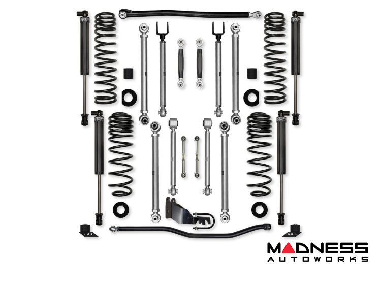 Jeep Wrangler JL Lift Kit - Rock Krawler - 4DR (4XE) 3.5in X Factor Pro (No Limits) - Stage 1 - 2021+